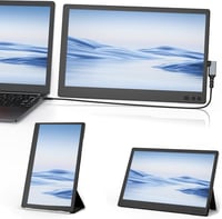 Hordozható SMISEACOW 11,6" Full HD IPS monitor laptophoz, konzolokhoz, védőtokkal 1
