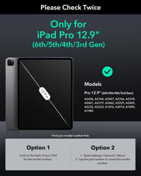 ESR iPad Pro 12,9" edzett üvegfólia (2018-2022) - Armorite, 2db, karcálló, HD-tisztaság 2