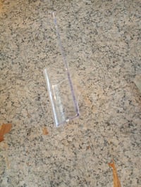 Suport pentru broșuri/pliante de birou VITAdisplays DIN Lang (DL) transparent — defect, funcțional parțial: suport rupt (stare: vezi a 2-a imagine) 2