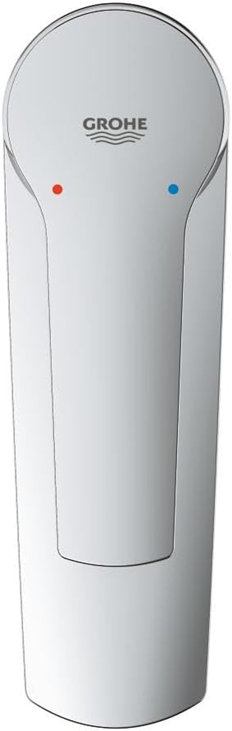 GROHE Quickfix Start Egykaros Mosdócsap S Méret | Króm Fürdőszobai Csaptelep Szerelőeszközzel | Víztakarékos Rendszer | Fém Fogantyú