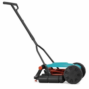 Gardena Classic Spindelmäher 330 kézi fűnyíró, 33 cm munkaszélesség, 150 m² területhez, acél késhenger, csendes precíz vágás, használt