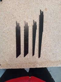 Lame pentru ferăstrău sabie cu acumulator Ayolofei compatibile cu ferăstraiele sabie Makita 18V, 4 lame de schimb pentru tăierea lemnului și a metalului 2