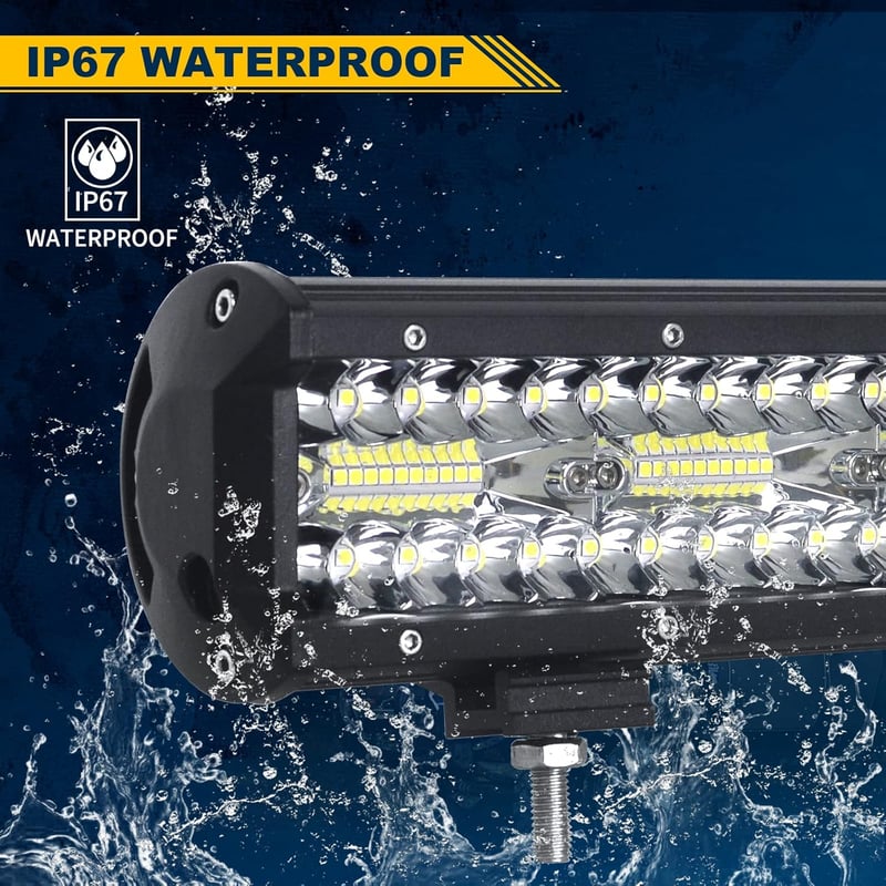 Willpower 17 Inch 360W LED Munkalámpa 12V 24V Vízálló Offroad Autó Traktor Fényszóró - 1pc 17 inch 360W