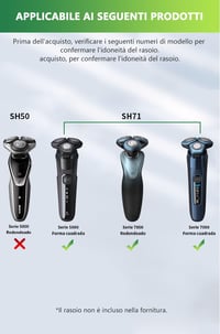 Philips SH71/50 pótfej - Norelco 5000 és 7000 sorozatú borotvákhoz 3