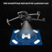 DJI drónokhoz: 51 cm-es vízálló, kétoldalas, összecsukható leszállópad 2