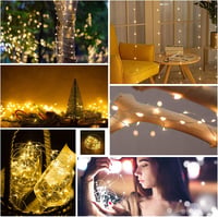 Bigzom LED Fényfüggöny 2x2m - 200 Meleg Fehér LED, USB, IP65 Vízálló, Beltéri/Kültéri Dekoráció Esküvőre, Karácsonyra, Valentin-napra 10 Aka 7
