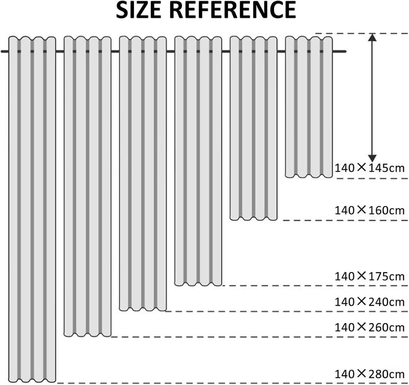 Topfinel Bézs Sötétítő Függöny 140x225 cm - Hőszigetelő, Fényáteresztést Gátló Függöny Ösennel