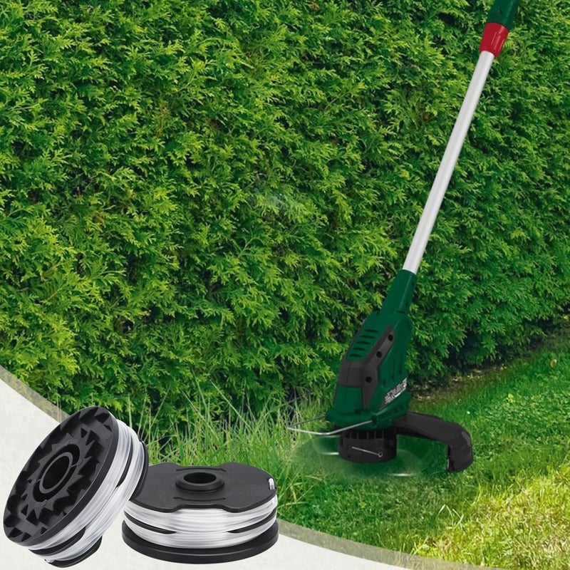 Yweller 6 db pótdob szett Parkside LIDL fűszegélynyíróhoz, PRT 550 A1-A5, B6 és PRTA 20-Li B2, C3 modellekhez, 1,6 mm-es damillal