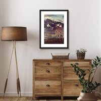 Joyshare Képkeret 30x40 cm - Fekete Fa Keret Akrilüveggel, Paszpartúval, Kétirányú Felfüggesztéssel, Gyerekbiztos, Fotókhoz, Poszterekhez, O 5