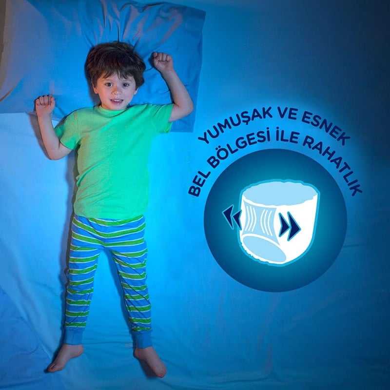 Huggies DryNites Éjszakai Pelenka Fiúknak 4-7 Éves Korig, 10 db, Éjszakai Bepisilés Elleni Védelem, Diszkrét Alsónemű Jellegű
