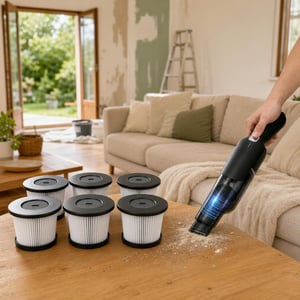 Paket za čišćenje nakon renovacije: 6x HEPA filter + ručni usisavač