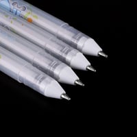 GLOGLOW 4db Fehér Tintás Gél Toll Szett 0.8mm - Csillogó Tintájú Roller Toll Színezéshez, Bullet Journal, Rajzoláshoz, Művészeti Alkotásokho 3