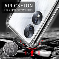 Honor 70 Átlátszó TPU Tok Kamera- és Kijelzővédővel 3