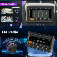 Vezeték nélküli Apple Carplay 2 DIN autórádió 7" érintőképernyővel, Android tükrözés, Bluetooth kihangosító, FM, USB, tolatókamera 4