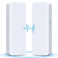 UeeVii Bridge Wireless Dual Band 2,4G și 5G, CPE WiFi de exterior IP65, punct-la-punct — Sursă de alimentare neinclusă (stare: vezi imaginea 2) 1