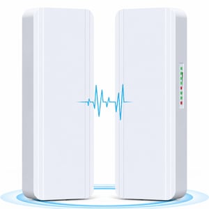 UeeVii Bridge Wireless Dual Band 2,4G și 5G, CPE WiFi de exterior IP65, punct-la-punct — Sursă de alimentare neinclusă (stare: vezi imaginea 2)