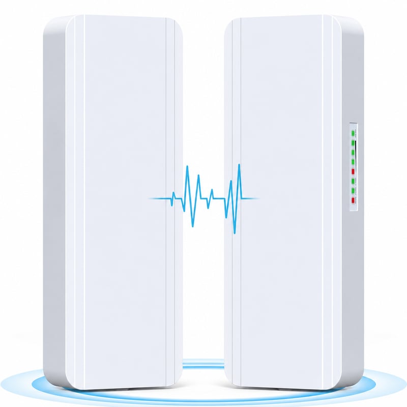 UeeVii Bridge Wireless Dual Band 2,4G și 5G, CPE WiFi de exterior IP65, punct-la-punct — Sursă de alimentare neinclusă (stare: vezi imaginea 2)