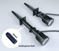 da LIGHT LED kerti lámpa 5W 400lm IP65 vízálló forgatható növénylámpa 3000K 9