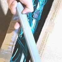 Uscător de rufe rotativ de exterior VOUNOT cu 4 brațe, tip umbrelă, cu 50 m de frânghie — Bara de extensie este deteriorată (stare: vezi a 2-a imagine) 3