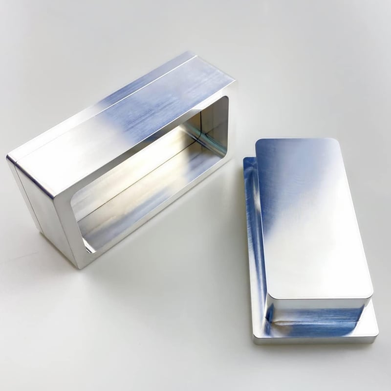 Fémből készült 5x10 cm-es téglalap alakú gyanta előprés forma, oldószermentes DIY extrakcióhoz