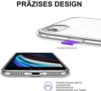 Apple iPhone 7/8/SE Átlátszó Vékony Szilikon Védőtok 5