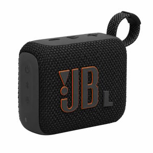 Prenosný Bluetooth reproduktor JBL Go 4, čierny, používaný - JBL Pro Sound, hlboké basy - písmeno L sa odlepuje (stav: pozri 2. obrázok)