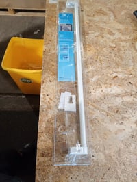 Ximax 302 törölközőtartó kétrétegű radiátorhoz, 72,5 cm, fehér – — rögzítő elem és kapók hiányoznak nélkül (állapot: lásd a 2. képet) 4