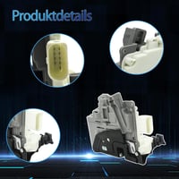 HISports Ajtózár Mechanizmus Első Bal Oldali 8J1837015A - Kompatibilis Audi A4 S4 A5 S5 Q3 Q5 Q7 TT Modellekkel - Gyári Alkatrész Helyettesí 3