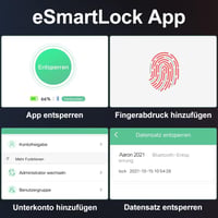 eLinkSmart Bluetooth Ujjlenyomatos Lakat 1000 Felhasználónak - Okos Zár Táskához, Szekrényhez 6