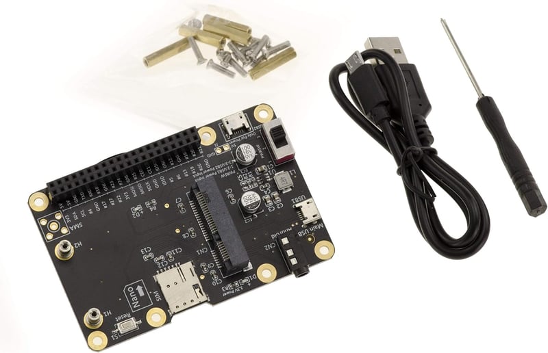 Raspberry Pi 3G/4G LTE bővítőkártya MiniPCIe és Nano-SIM támogatással