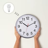 Plumeet 25cm Hangtalan Króm Falióra - Dekoratív Kvarcóra Otthonra, Irodába 6