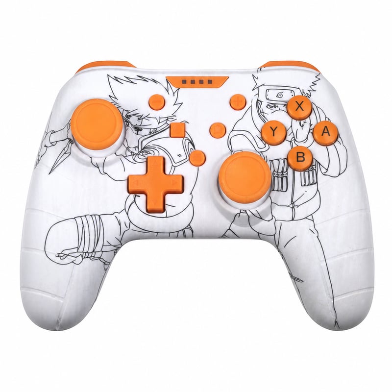 Controller cu fir Konix Naruto Shippuden Kakashi pentru Nintendo Switch și PC — defect, pentru piese: nu pornește (stare: vezi imaginea nr. 2)