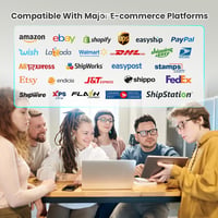 vretti WiFi 5G Címke Nyomtató 4x6 Hőnyomtató Szállítási Címkékhez Amazon Shopify Etsy eBay UPS DHL FedEx Kompatibilis 5