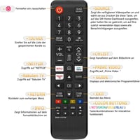 FOXRMT BN59-01315B Univerzális Távirányító Samsung Smart TV-hez - 4K/QLED/UHD Kompatibilis, Programozás Nélküli Csere, Netflix Gyorsgombbal 2