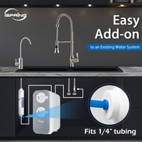 iSpring FT15 Fordított Ozmózis Szűrő, 5. Fokozatú Inline Utószűrő Cserélhető Betét, Fehér, Víztisztító Rendszerhez - Level 5: FT15 Post Carbon 4