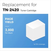 Brother TN2420 kompatibilis toner, 2 db fekete - MFC-L2710DW, HL-L2375DW nyomtatókhoz 4