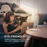 Chesbung LED íróasztallámpa: 5 szín, 10 fényerő, érintésvezérelt, összecsukható, akkumulátoros 5