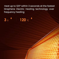 Hocosyme Infravörös Fűtőpanel 800W - Falra Szerelhető, 120°C, 10-25m² Helyiségekhez, 1-3 Perc Felfűtési Idő, TÜV Tanúsítvánnyal 2