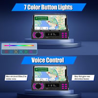 Bluetooth-os 1 DIN autórádió - MP3, USB, FM, telefontartóval és távirányítóval 6