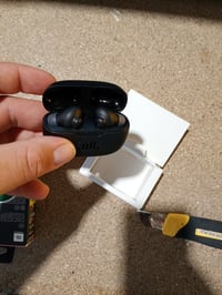 Bezdrôtové Bluetooth slúchadlá JBL Wave Beam 2 čierne, s potlačením hluku, 40-hodinovou výdržou batérie, Pure Bass (stav: pozri 2. obrázok) 2