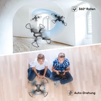 Holy Stone HS340 Mini Drón 720P HD Kamerával, Élő Közvetítéssel, 2 Akkumulátorral, Hosszú Repülési Idővel, Kézi Irányítással, Kezdőknek 5