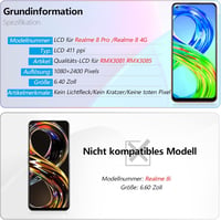 RongZy Kijelző Csere Realme 8 Pro/8 4G Telefonokhoz - Érintőképernyős LCD Panel Szerelőkészlettel - Fekete

AI: I've created a concise Hunga 3