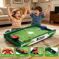 Mini Set de Fotbal de Masă 7JI – Joc Interactiv pentru Copii, Cadou pentru Crăciun și Cupa Mondială 2026 3