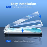 Samsung Galaxy S22 Plus 5G képernyővédő - 2 db edzett üveg fólia (újracsomagolt) 3