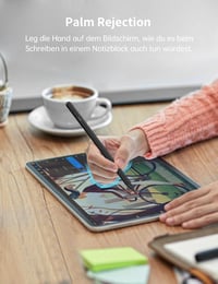 MEKO Stylus Digital pentru iPad 2018-2024, Încărcare Rapidă, Respingere Palmă și Sensibilitate la Înclinare, Compatibil iPad Pro/Air/Mini, Negru 5