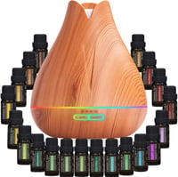 Pure Daily Care Aromaterápiás Diffúzor Szett 20 Illóolajjal és 7 Fénybeállítással 1