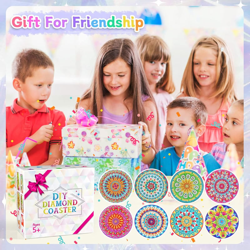 Diamond Painting Mandala készlet - Kreatív ajándék gyerekeknek és felnőtteknek