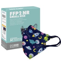 FFP2 Színes Kisméretű Orvosi Maszk 20db - CE Minősített, 4 Rétegű 1