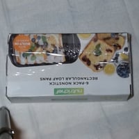 Súprava foriem na chlieb NutriChef – Prémiový nepriľnavý plech z uhlíkovej ocele, 30,5x16x8,6 cm, odolný v rúre do 230 °C, bez PFOA, PFOS a PTFE – 4-dielna súprava 4