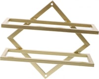Arany Fali Borospohár Tartó, Elegáns 26,5 cm-es 1